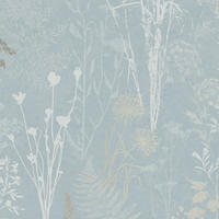 VLIESTAPETE Organics Entenei - Blau/Grün, Papier/Kunststoff (52/1000cm) - Superfresco Easy