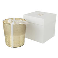 DUFTKERZE M-CHIC - Glas - Champagner - L - 140 Std. - Champagner, Glas (21/22cm) - J-Line