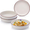 PASTASCHALEN BOMBAY IVORY - 4 teilig aus Steingut - Creme, Stein (20.5cm) - Sänger