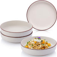 PASTASCHALEN BOMBAY IVORY - 4 teilig aus Steingut - Creme, Stein (20.5cm) - Sänger