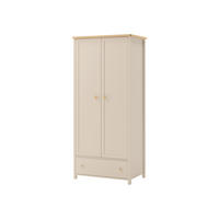 DREHTÜRENSCHRANK Story 2D1S SO12 - Sandfarben/Goldfarben, Holzwerkstoff/Kunststoff (85/187/52cm) - MIRJAN24