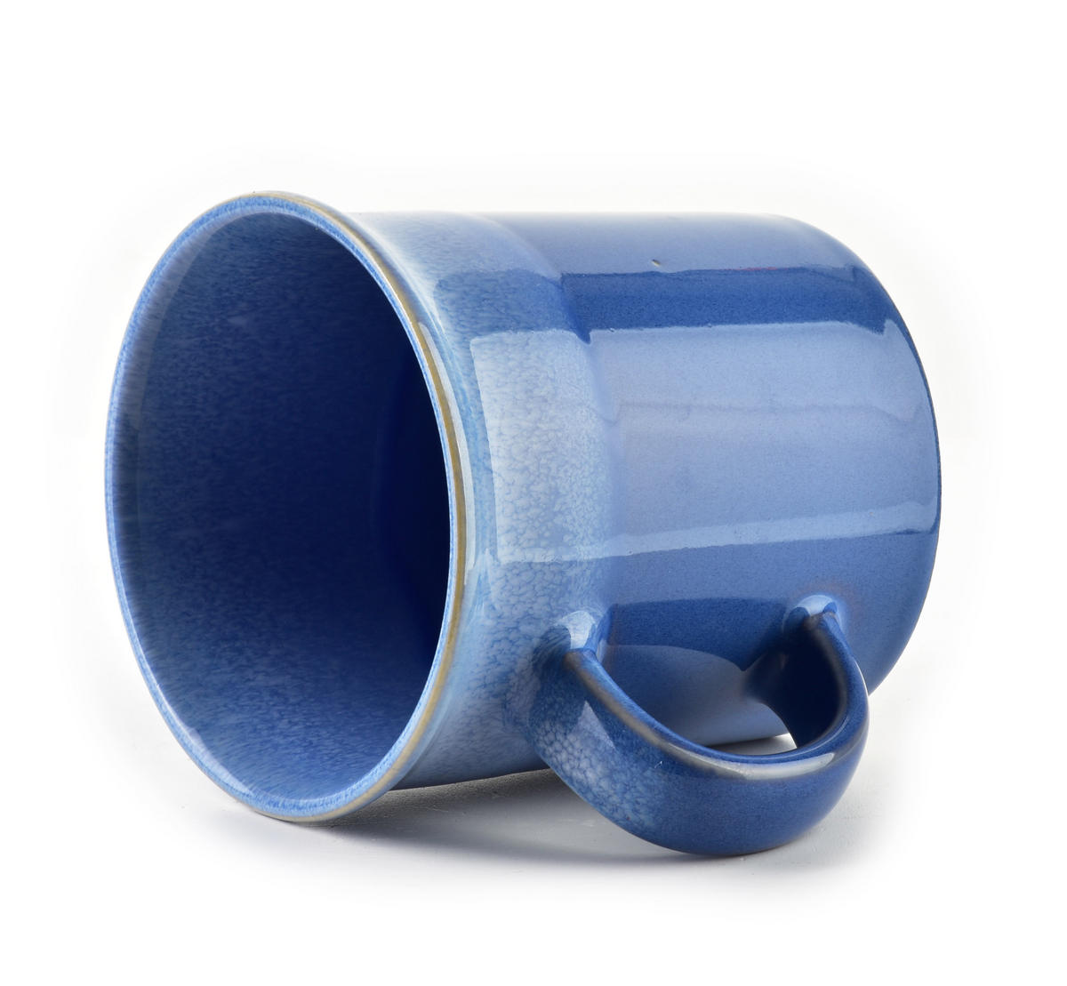 BECHER Basic Nature Blau 10/13/10.5 cm Keramik - Blau, Keramik (0.5L) - Mondex