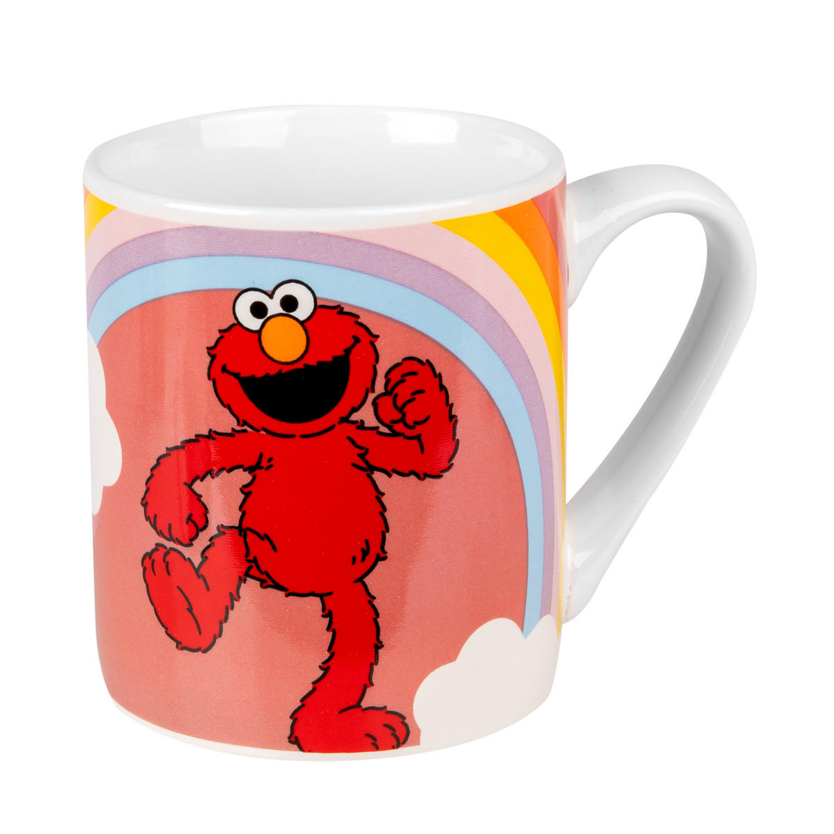 FRÜHSTÜCKSSET Sesamstraße Elmo Rot 3-teilig - Rot, Keramik (23.8/11.2/23.3cm) - United Labels