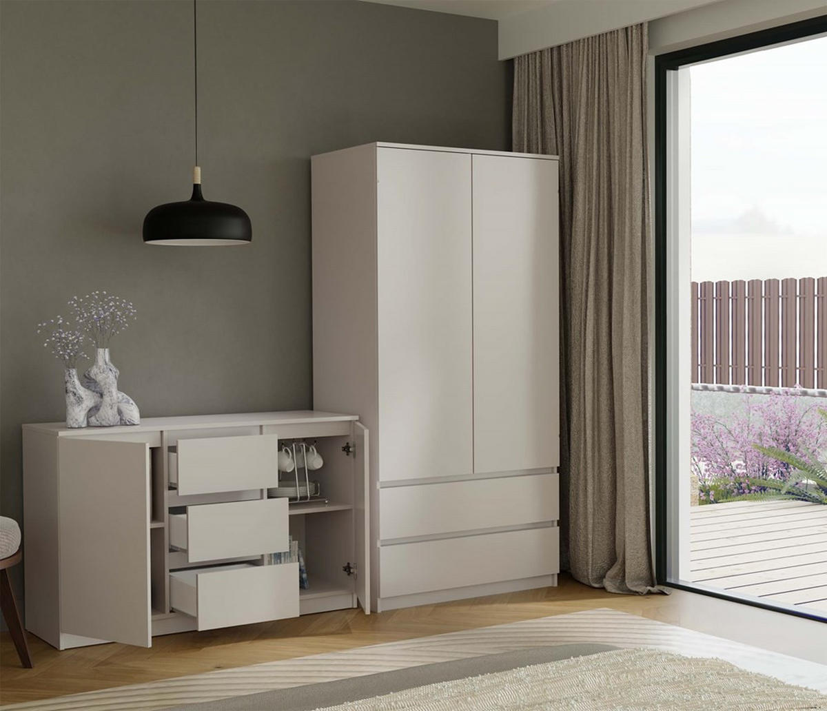 KOMMODE Kaschmir 120/75/40 - Kaschmir, Holzwerkstoff (120/75/40cm) - RAUMHIRSCH FURNITURE