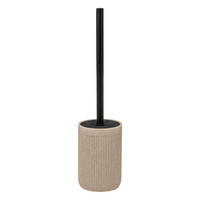 WC-BÜRSTE H Onyx 9,5/9,5/40,2 cm - Beige, Kunststoff (9.5/40.2/9.5cm) - 5five Simply Smart