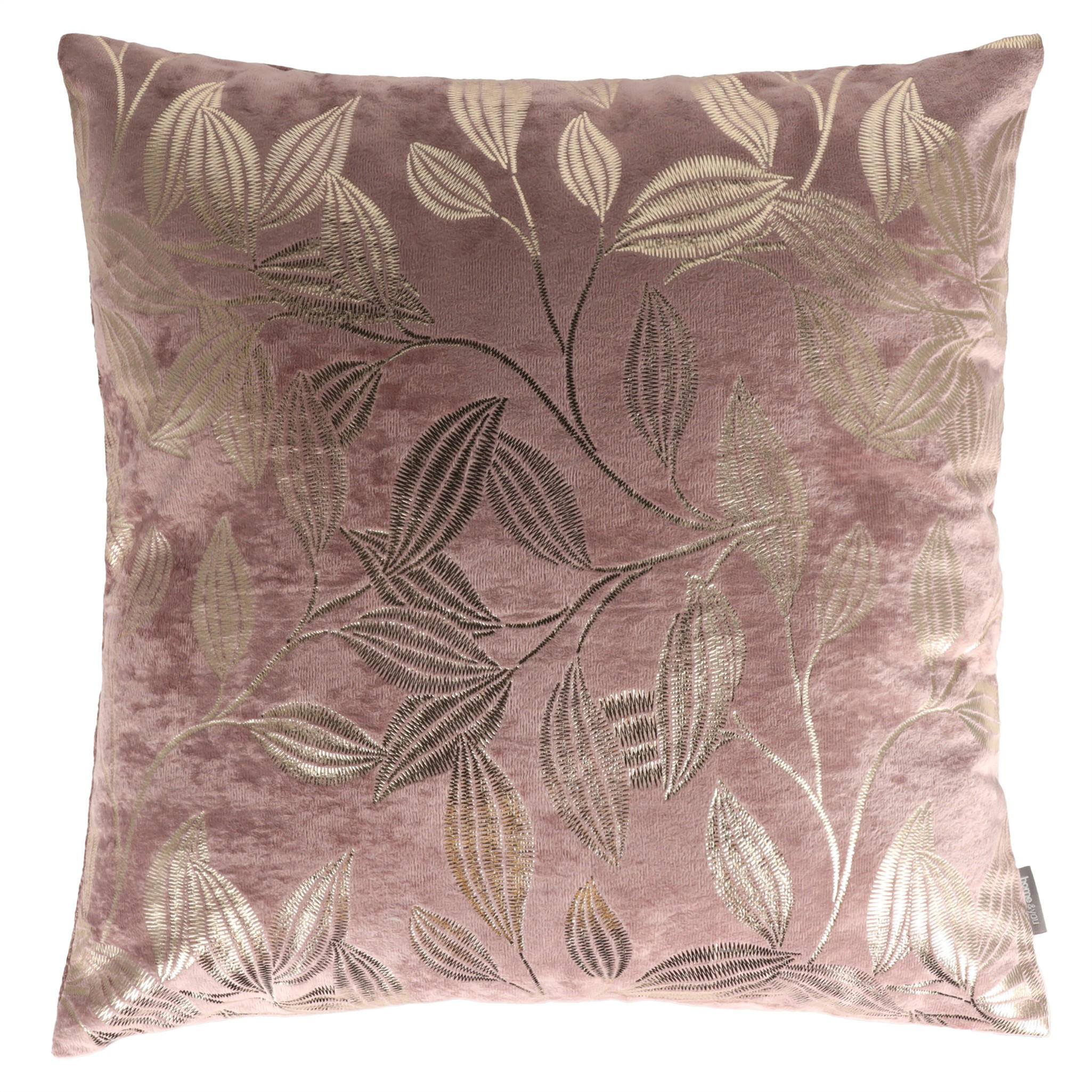 KISSENBEZUG Blomstela - Dunkelrosa, Textil (45/45cm) - home&you