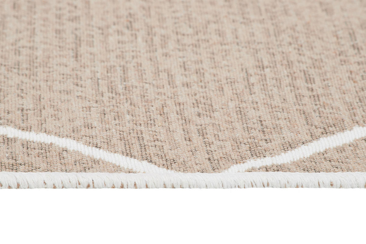 TEPPICH AZTECA Creme 160/230 cm - Creme, Naturmaterialien (160/230cm) - Tapiso