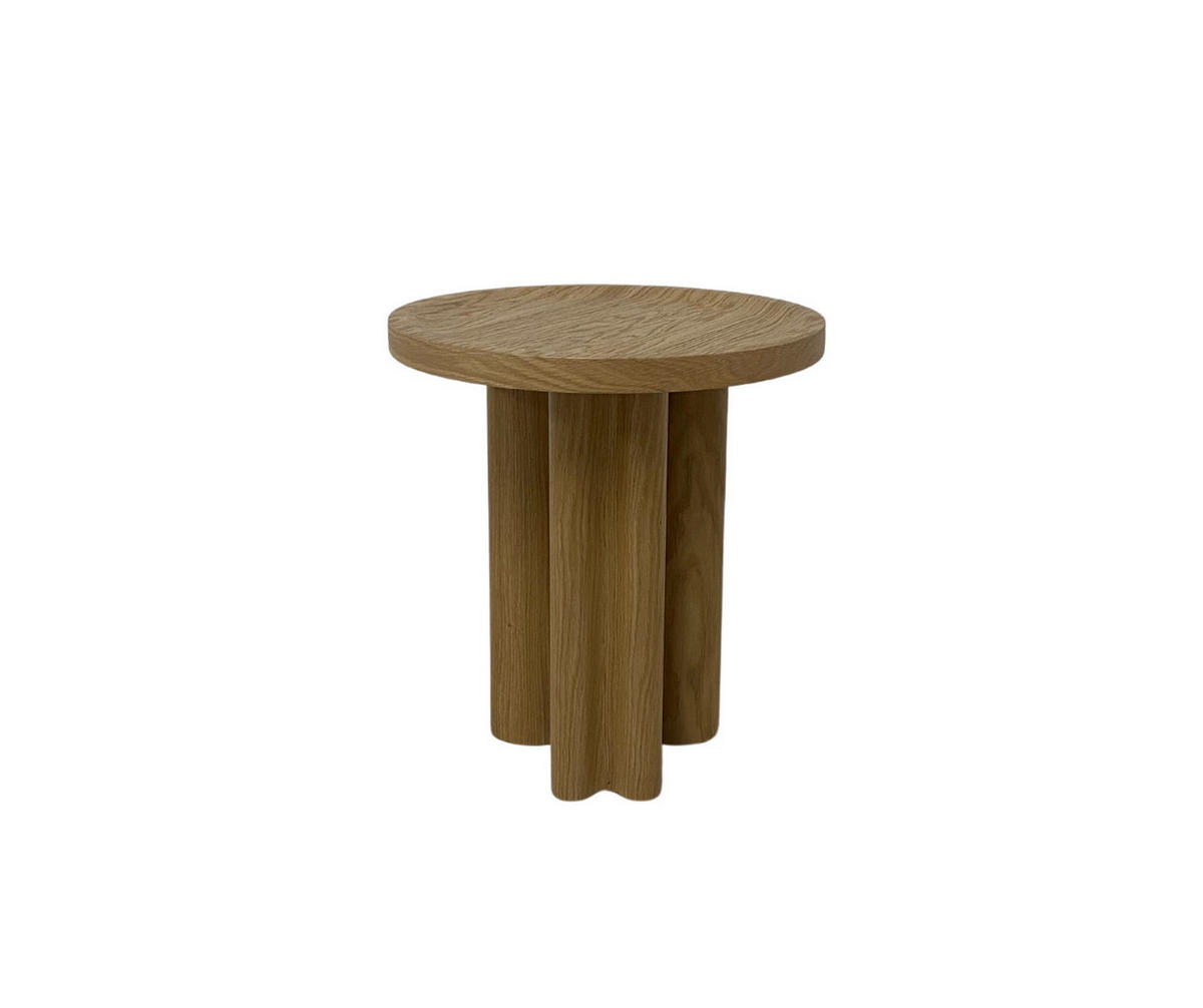 COUCHTISCH RONDE, Modern und Stabil Eiche - Eichefarben, Eichenholz/Holz (45/45/50cm) - Kaiser Möbel