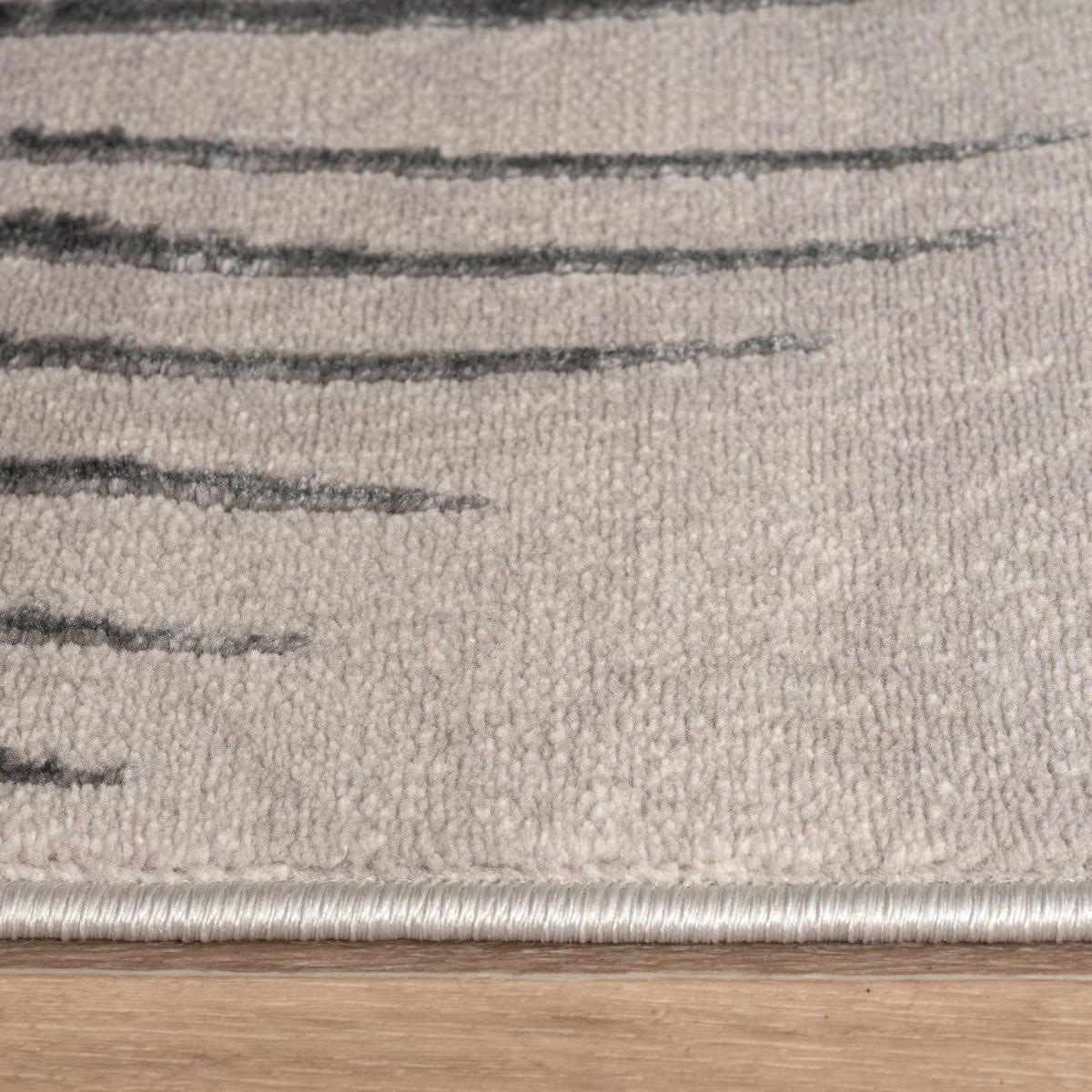 KURZFLORTEPPICH 80/300 cm Tuana 218 - Grau, Kunststoff (80/300cm) - Paco Home