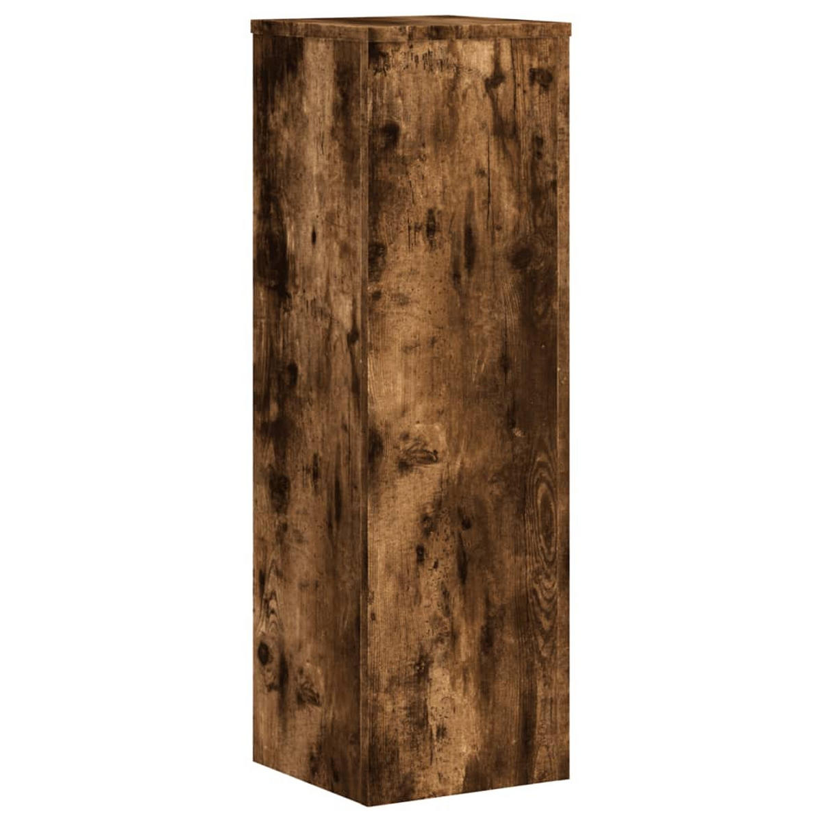 PFLANZENSTÄNDER 2er Set Räuchereiche 25/25/80 Cm Holzwerkstoff - Braun, Holzwerkstoff (25/80/25cm) - vidaXL