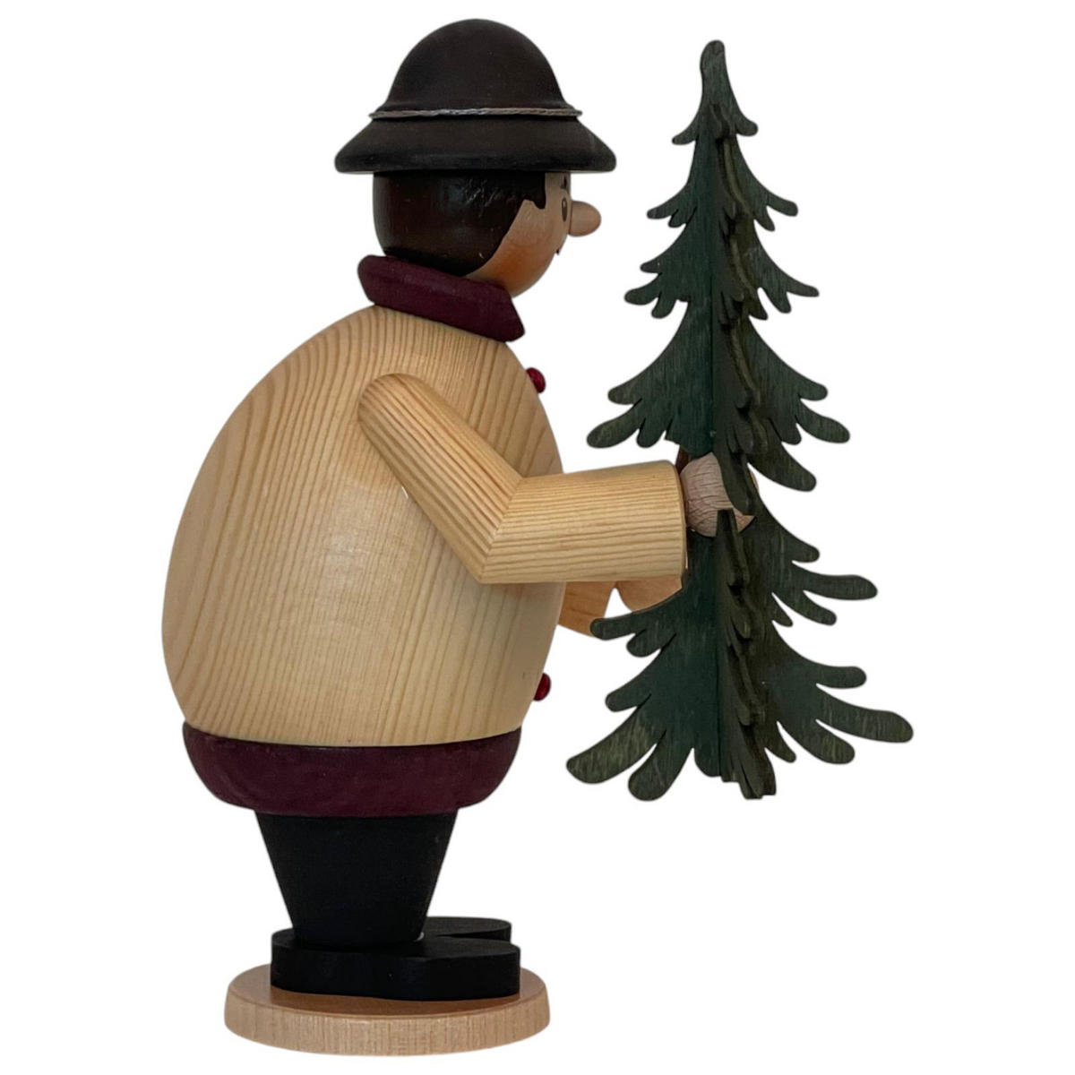 RAUCHMANN Max als Weihnachtsbaumverkäufer 16 cm - Multicolor, Holz (10/16/10cm)