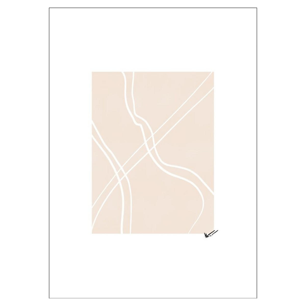 POSTER N. Atelier - Route - Naturfarben, Papier (30/40/0.1cm) - Poster&Frame