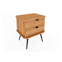 NACHTTICH LINA - Wildeiche, Holz (50/57/41cm) - byoak