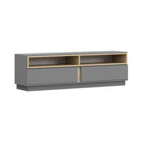TV-SCHRANK - RTV Reyla 09 Grau - Grau, Holzwerkstoff (180/55/42cm) - Möblo