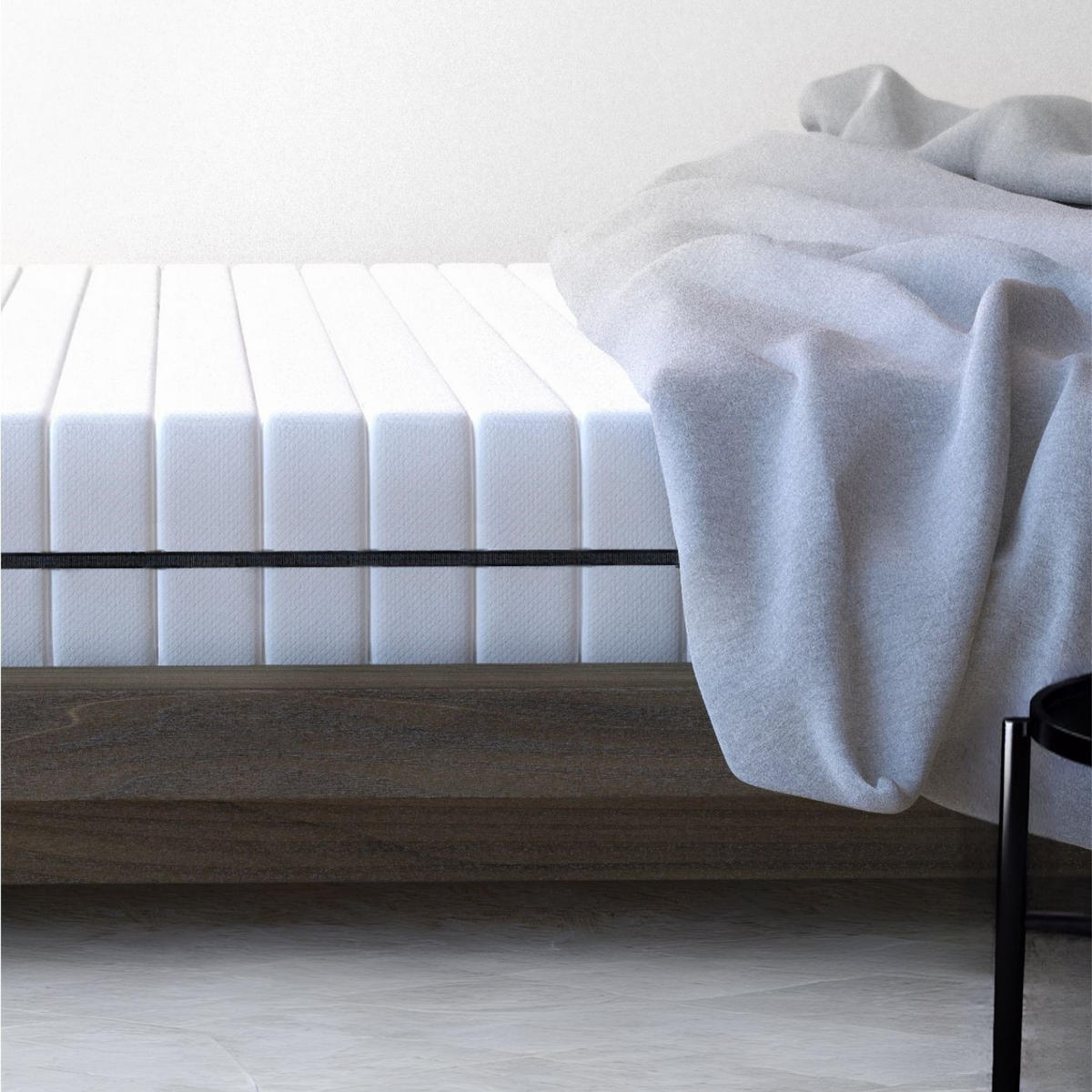 7-ZONEN Kaltschaummatratze 80x200 cm H3+H4 Höhe 18cm mit waschbarem Bezug - Weiß, Textil (80/200cm) - Sleepneo