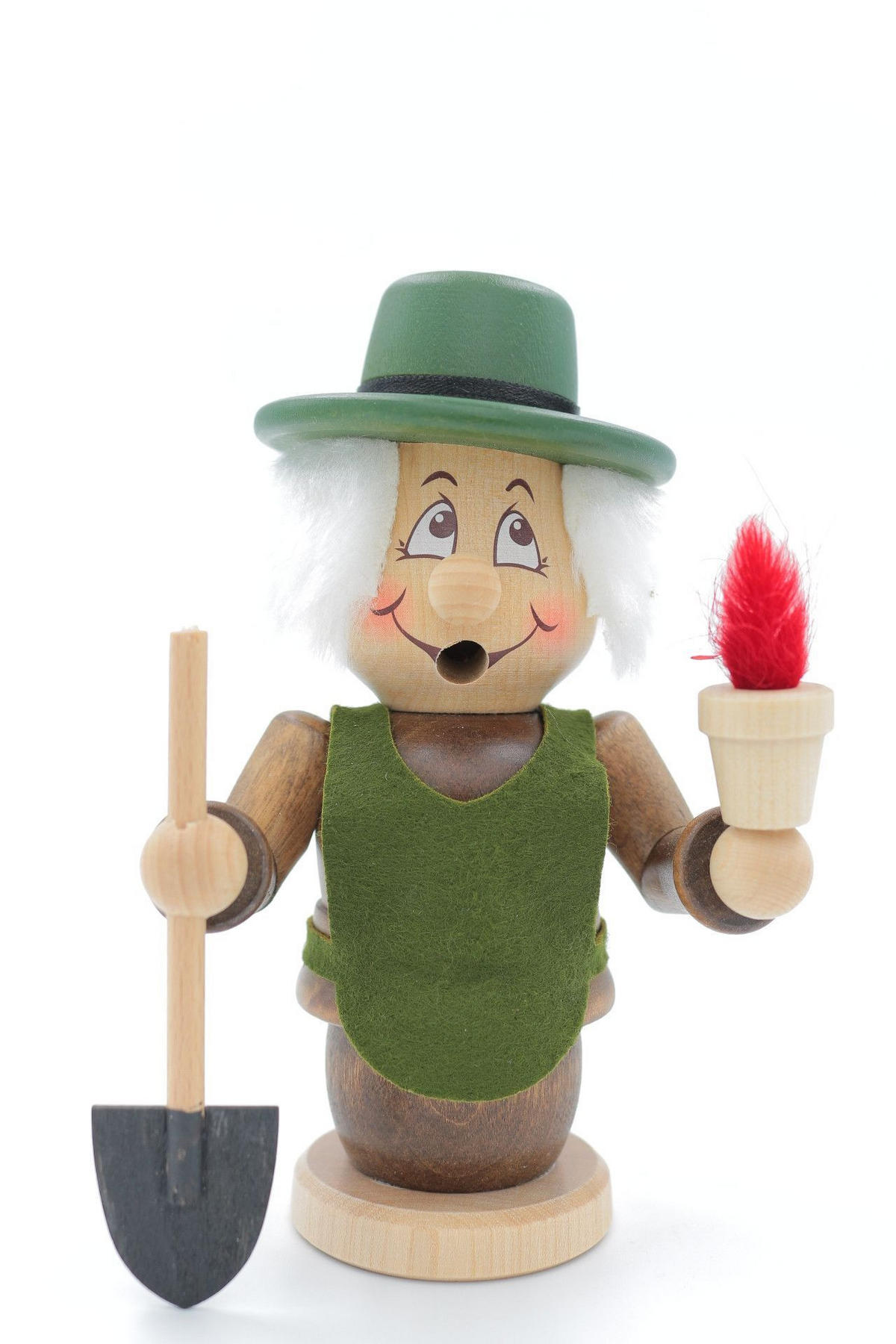 RAUCHFIGUR Wichtel Gärtner 15cm - Multicolor, Holz (9/15/0.1cm)