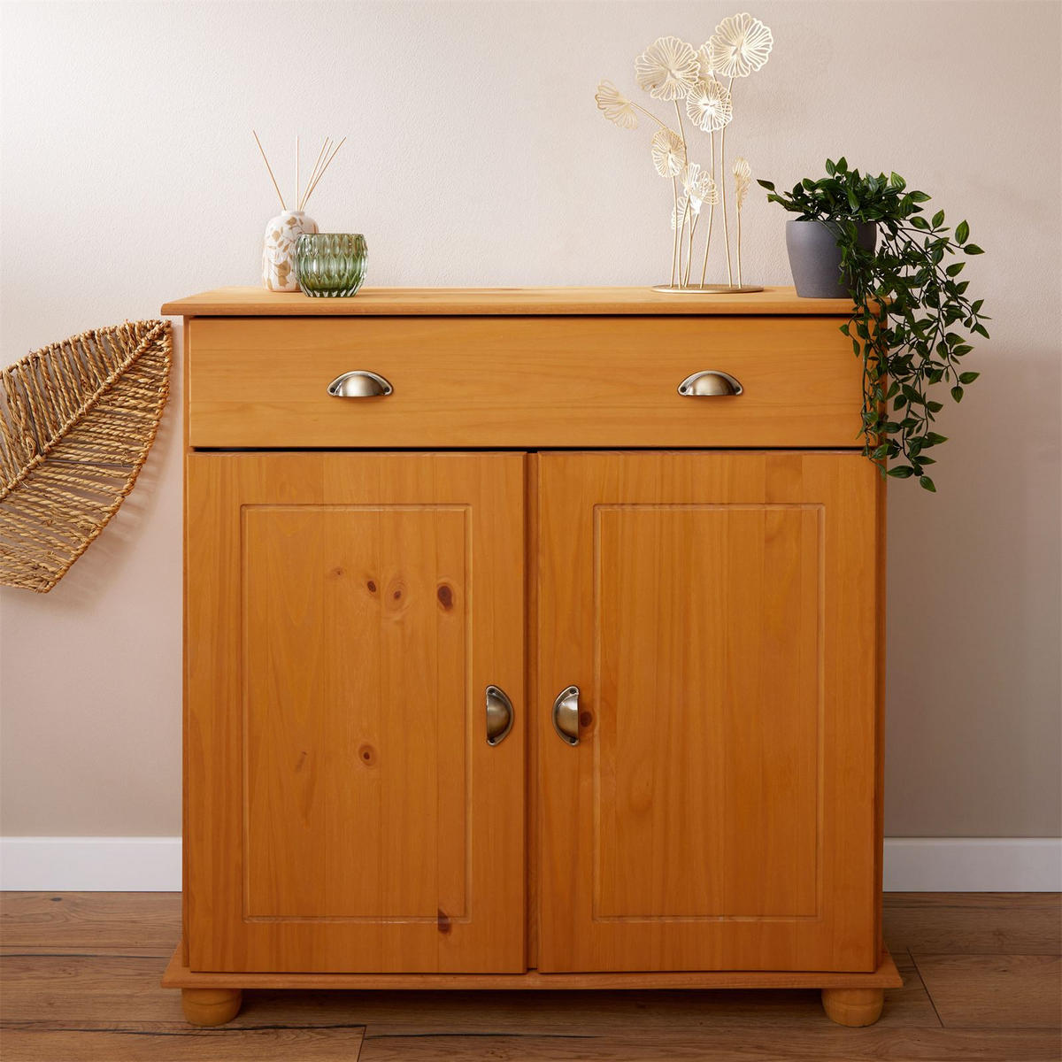 KOMMODE COLMAR - Kieferfarben, Holz (90/97/39cm) - IDIMEX