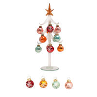 WEIHNACHTSDEKORATION Kristallbaum mit Ornamenten Mehrfarbig 26cm (Glas / 1 Stk.) - Multicolor, Glas (10/26/10cm) - Krebs Glas Lauscha