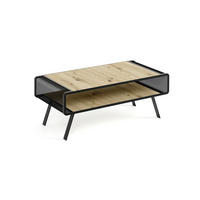 COUCHTISCH TORPE - Schwarz/Eiche Artisan, Holzwerkstoff (60/121/45cm) - Meblini