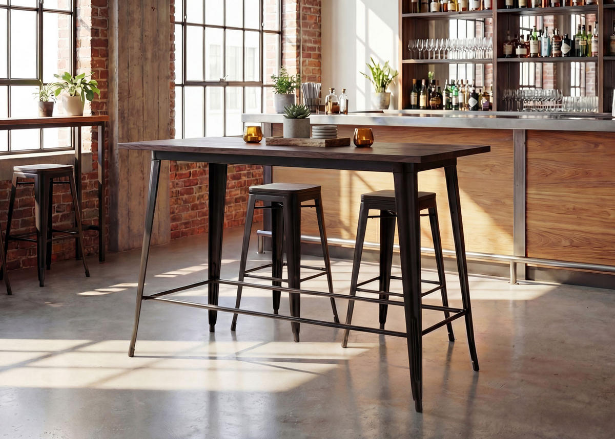 BARTISCH rechteck Braun - Braun, Holz (60/147/106cm) - MCW