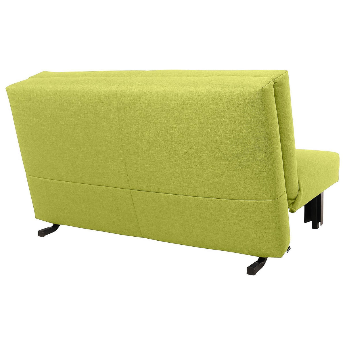 FALTSOFA Kalomira Bezug Flachgewebe Metall schwarz / apfel - Grün, Kunststoff (145/84/100cm) - 58aufmkessel