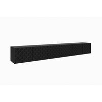TV-SCHRANK CALI - Schwarz, Holzwerkstoff (300/41/40cm) - Meblini