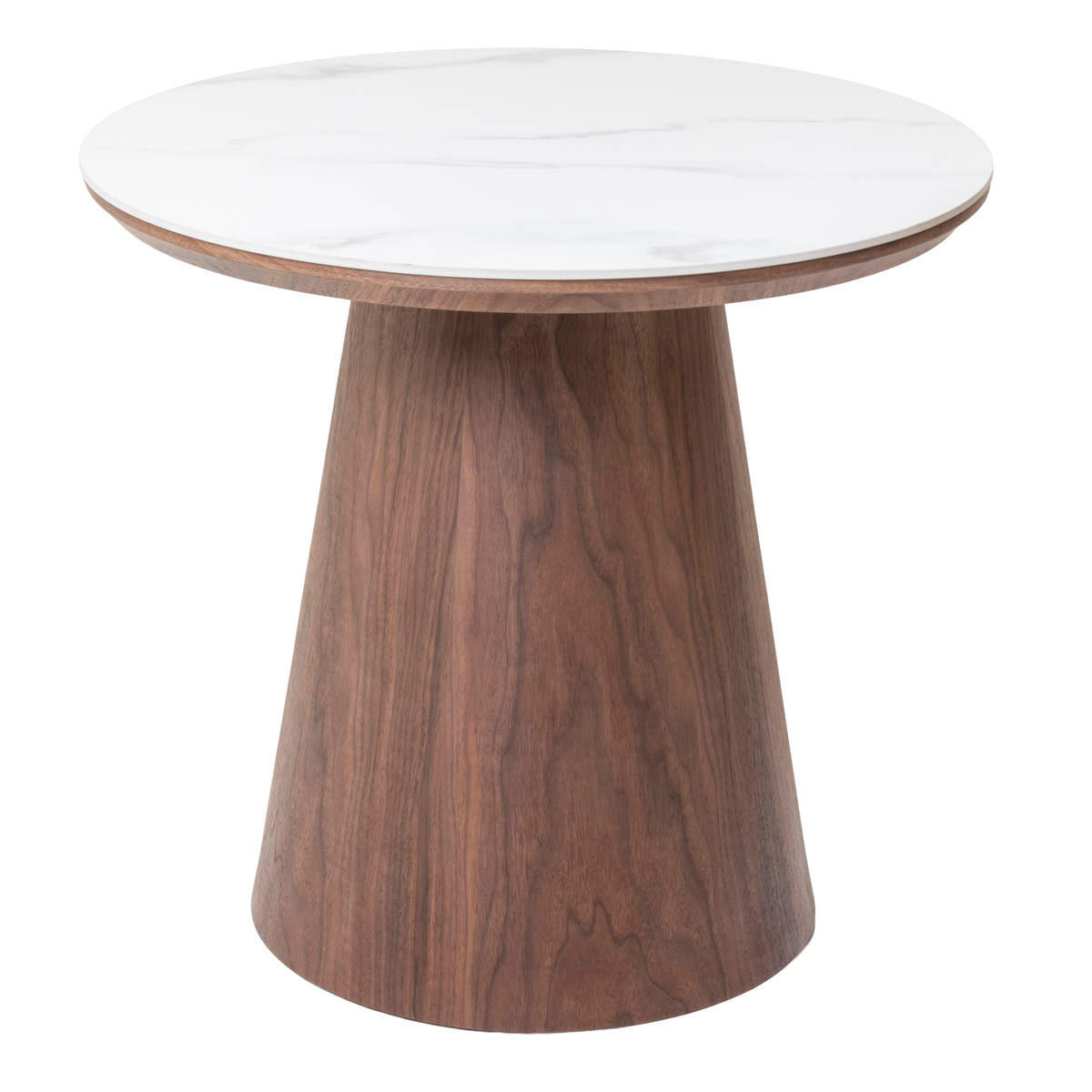 BEISTELLTISCH aus Keramik 60x60x55cm, dunkelbraun - Dunkelbraun, Holz (60/60/55cm) - Giga Meubel