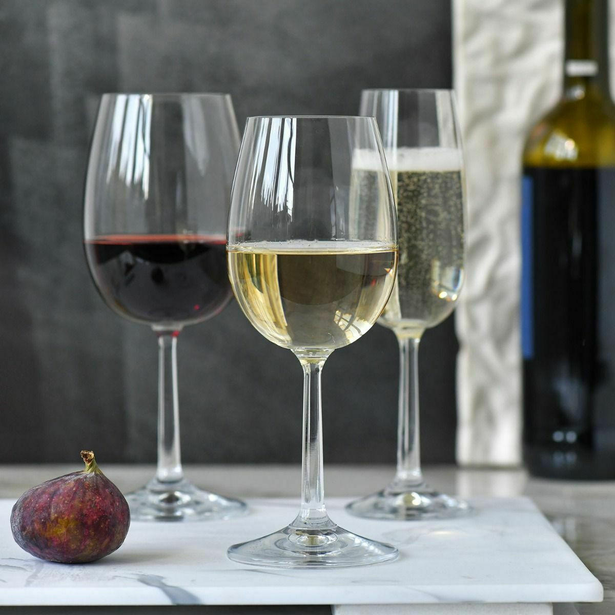 WEINGLÄSER, 6er-Set, 280 ml - Transparent, Glas (0.28L) - Krosno Glass