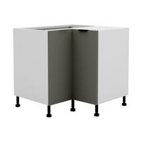 ECKUNTERSCHRANK – 86 cm – KU-DN90 – Lunara – Dunkelgrau - Dunkelgrau, Holzwerkstoff (86/72/86cm) - hi-markt