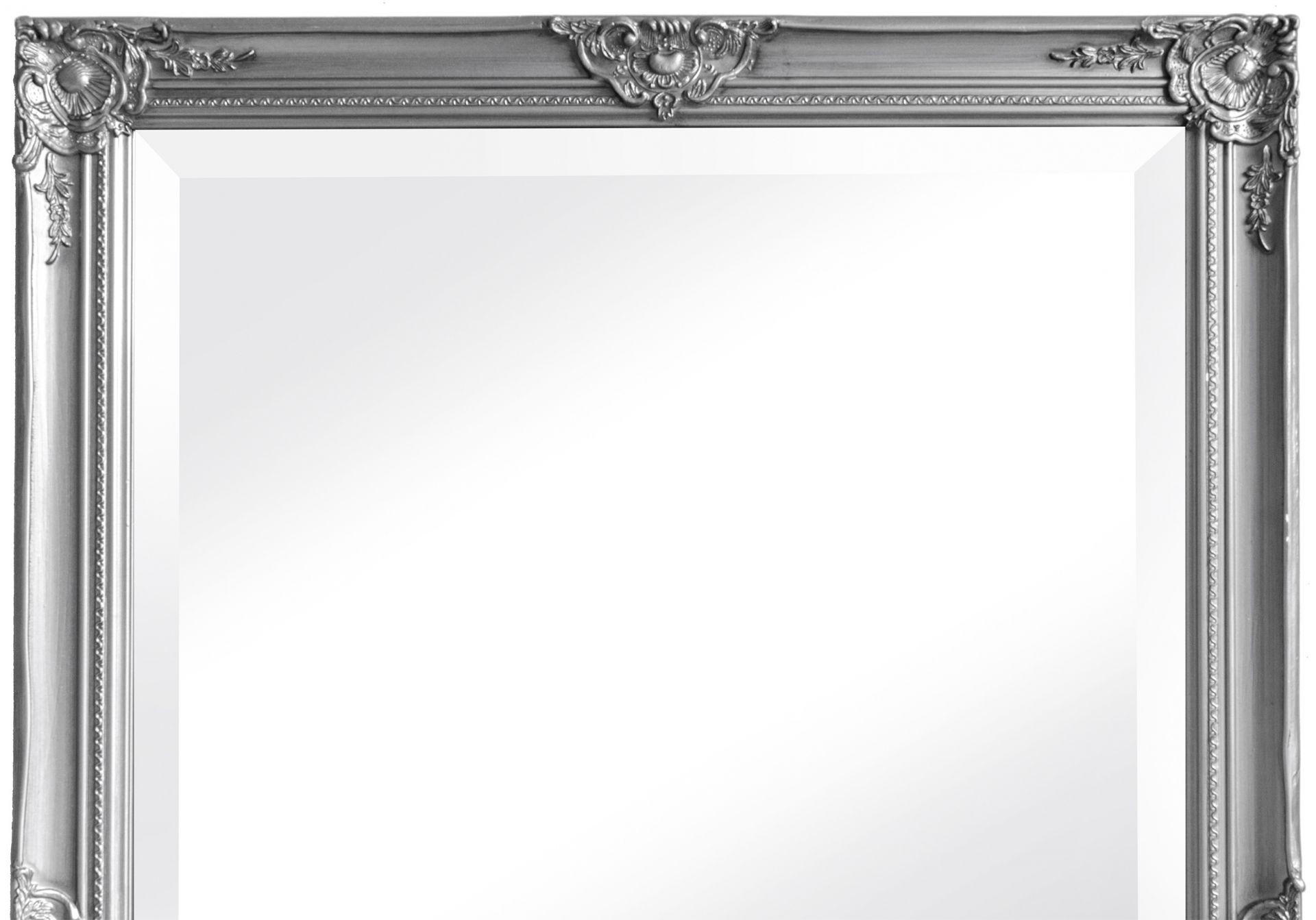 WANDSPIEGEL XL 180x80 cm, Silber, Holz - Silberfarben, Holz (80/180/5cm) - dasmöbelwerk