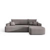 ECKSOFA mit Schlaffunktion FIGO Curio 83 Rechts - Grau, Textil (250/150cm) - Bedante