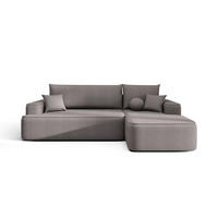 ECKSOFA mit Schlaffunktion FIGO Curio 83 Rechts - Grau, Textil (250/150cm) - Bedante