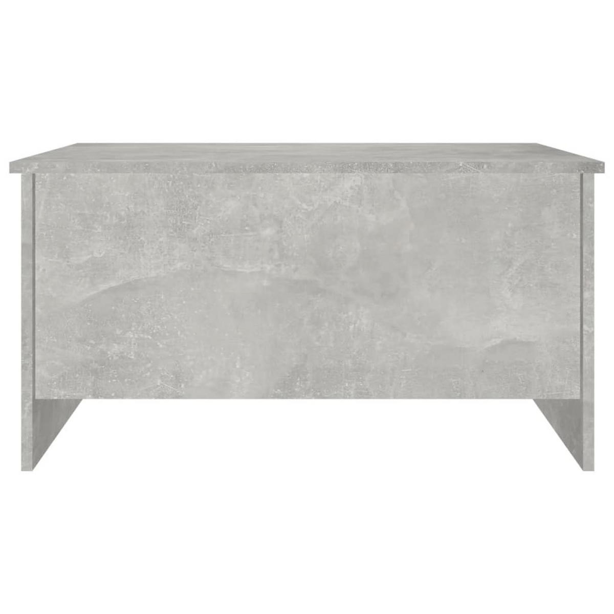 COUCHTISCH Betongrau 80x55,5x41,5 cm Holzwerkstoff - Grau, Holzwerkstoff (80/55.5/41.5cm) - furnicato