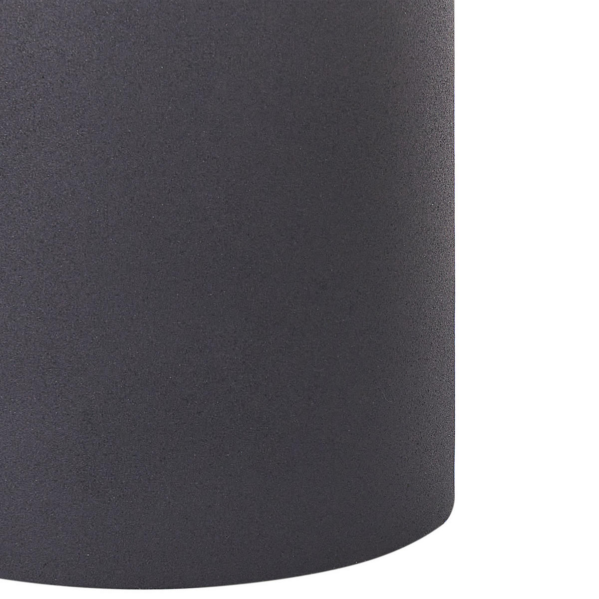 BEISTELLTISCH Metall schwarz rund 36 cm Cota - Schwarz, Metall (36/36/56cm) - Beliani