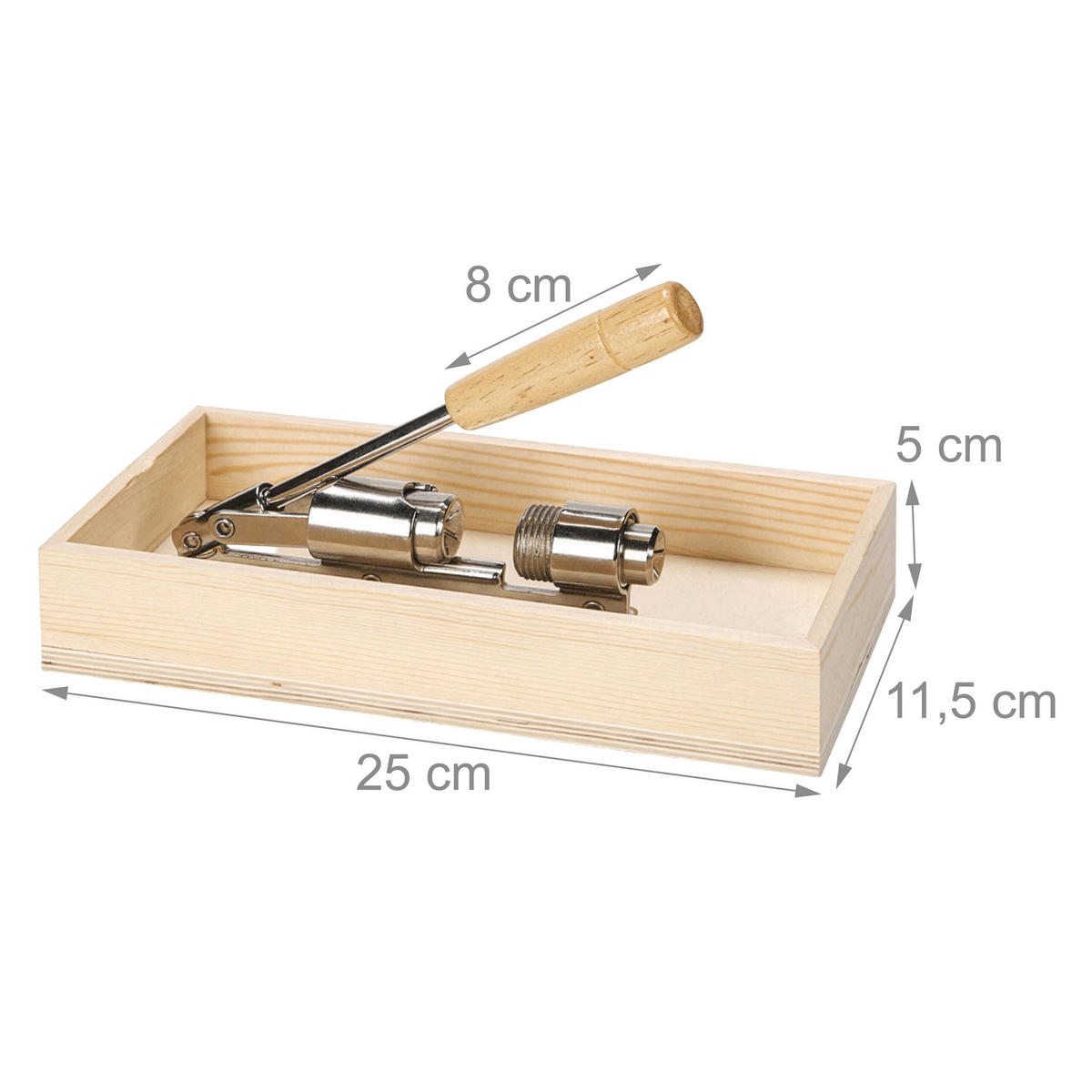 NUSSKNACKER - Multicolor, Holz/Metall - Relaxdays