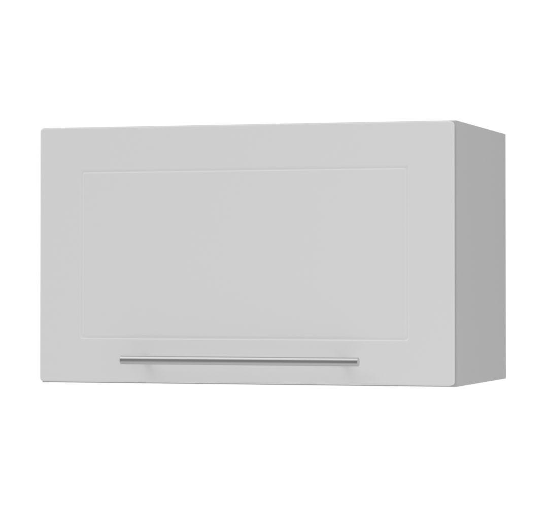 KLAPPHÄNGESCHRANK Kvantum W4B/60-AV Weiß Matt / Grau Matt 60 / 32,5 / 36cm - Weiß/Grau, Holz/Holzwerkstoff (60/36/32.5cm) - Feldmann-Wohnen