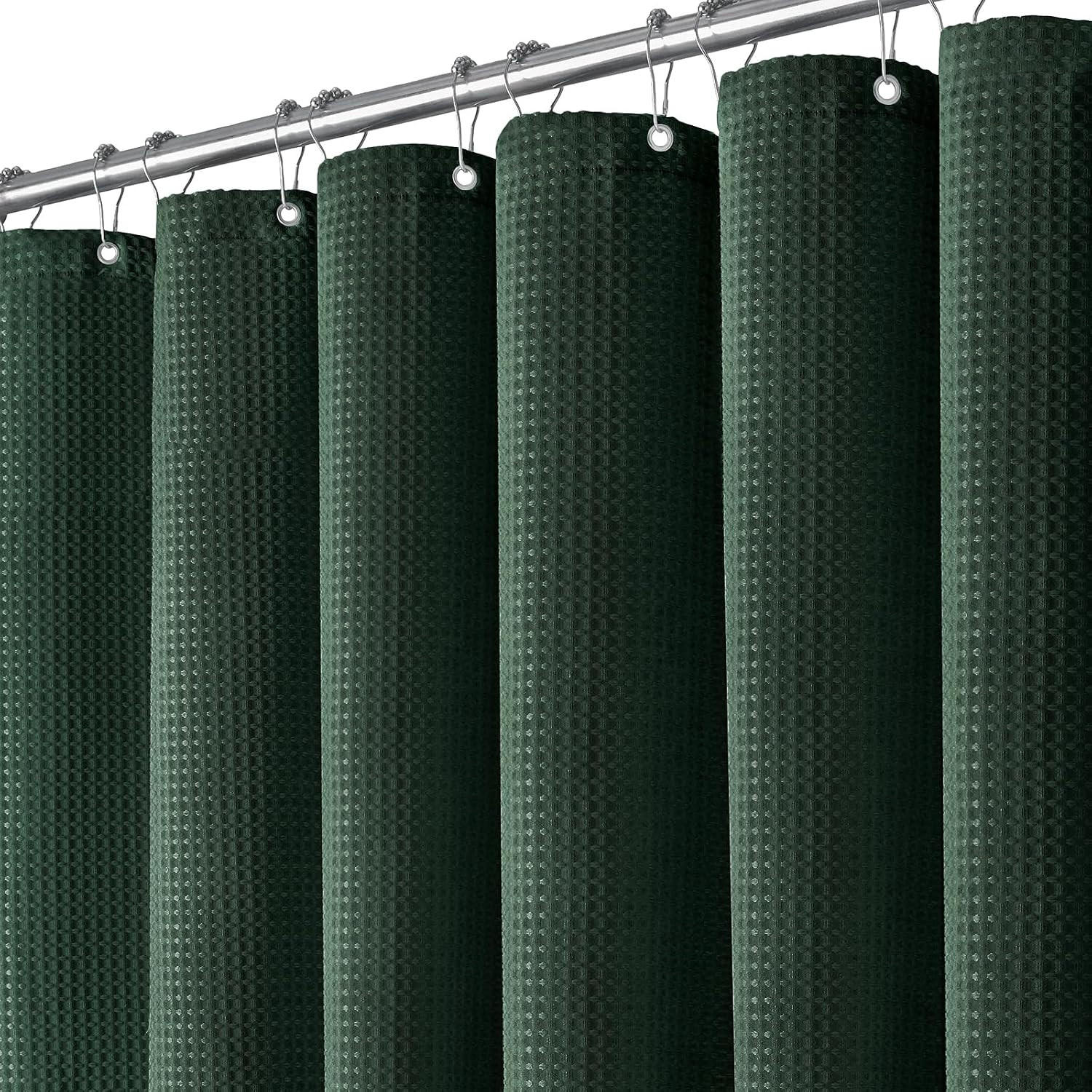 DUSCHVORHANG 180 cm x 180 cm Dunkelgrün - Dunkelgrün, Textil (180/180cm) - Vallsero