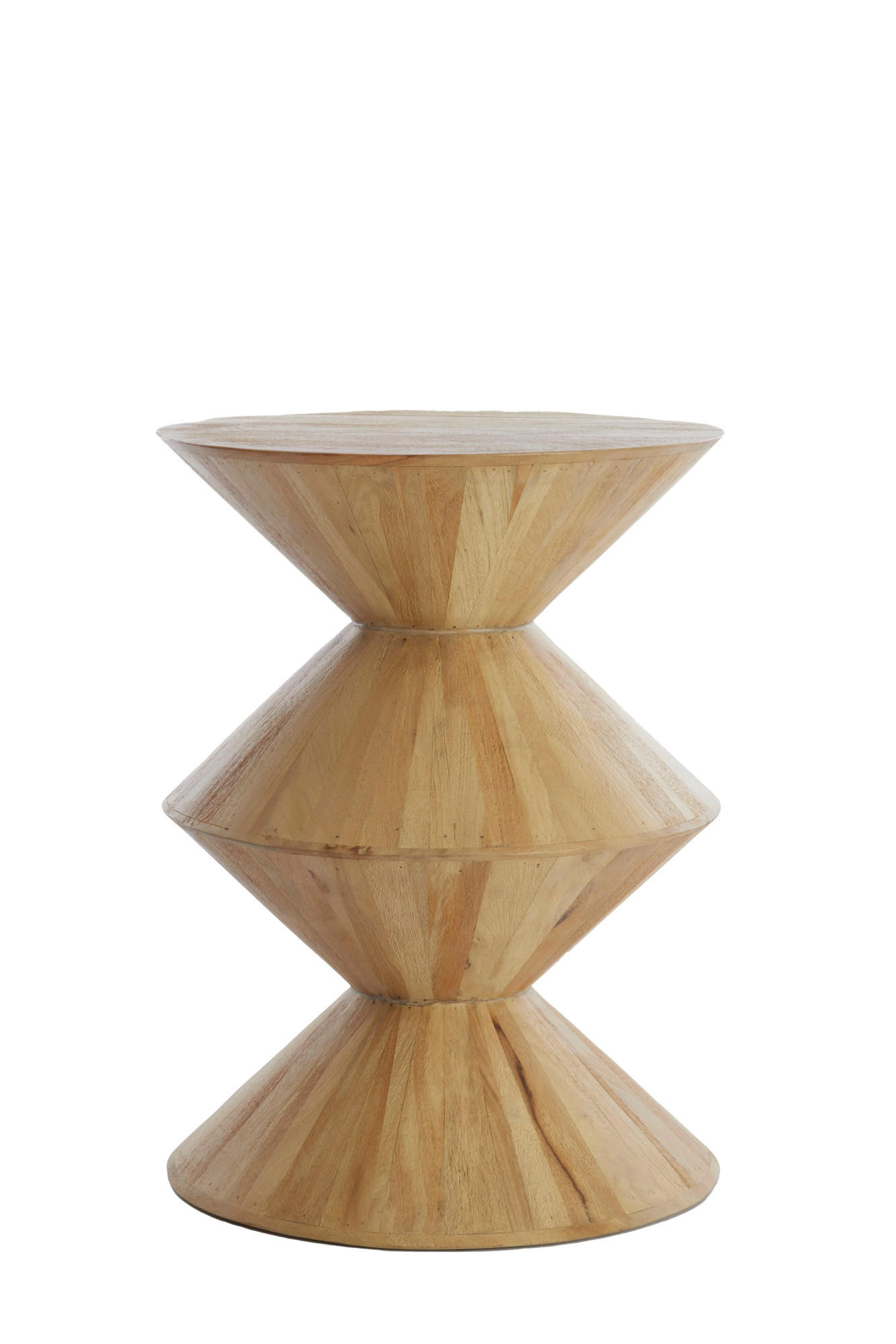 BEISTELLTISCH Larus Braun Ø45/60 cm - Braun, Holz (45/45/60cm) - Light & Living