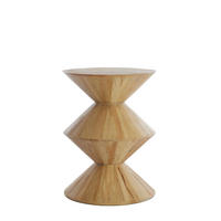 BEISTELLTISCH Larus Braun Ø45/60 cm - Braun, Holz (45/45/60cm) - Light & Living