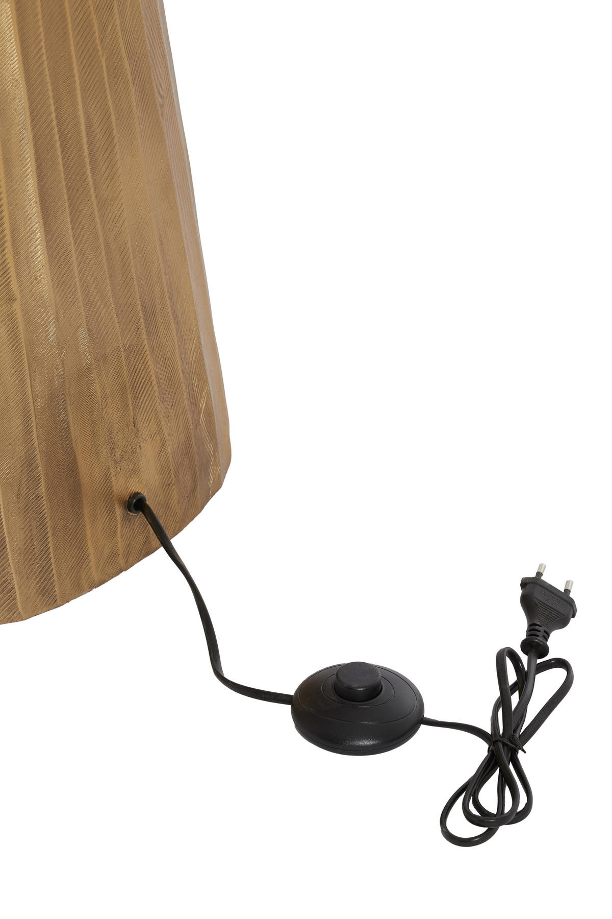 STEHLAMPE Mijas Bronze 24/12/119 cm - Messingfarben, Metall (24/12/119cm) - Light & Living