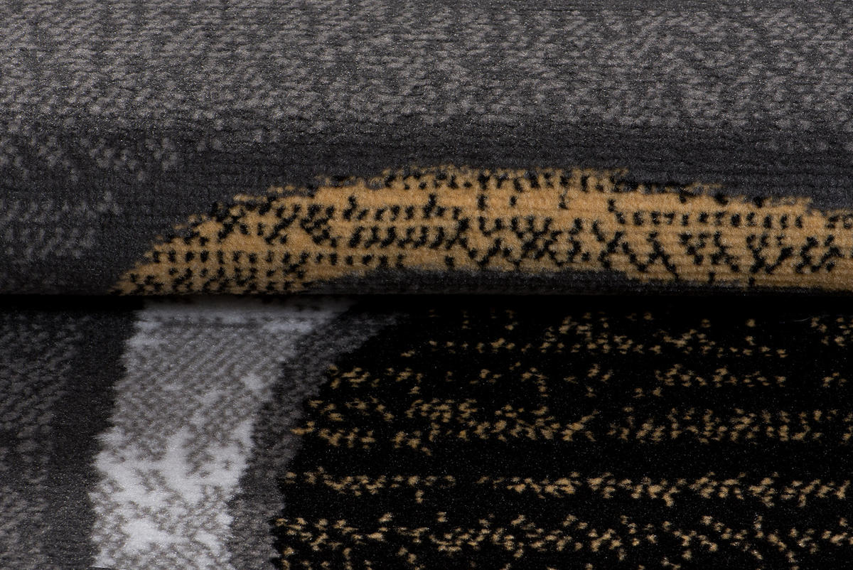 TEPPICH MAYA Gelb Meliert Figuren 200/300 cm - Gelb, Textil (200/300cm) - Tapiso