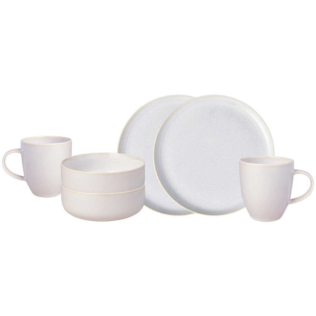 FRÜHSTÜCKS-SET Crafted Cotton beige 6er Set - Beige, Keramik (1/1/1cm) - like.Villeroy & Boch