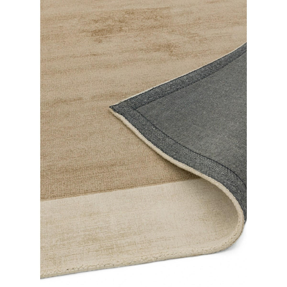 TEPPICH Einfarbiger handgefertigter mit Kanten LAME Beige 200 x 200 cm - Beige, Textil (200/200cm) - Novatrend