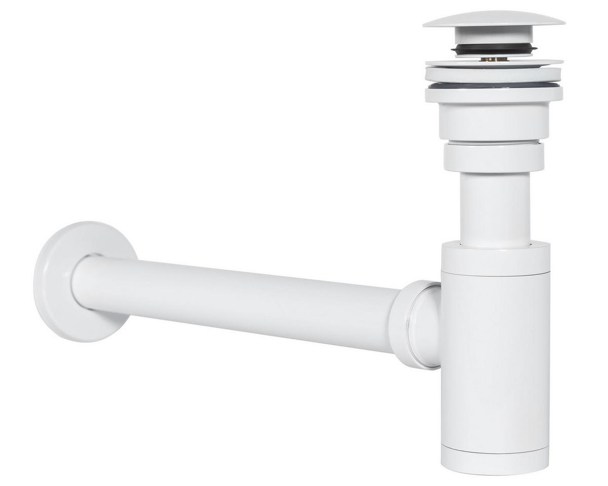 WASCHTISCH-SIPHON Klik-klak Universal Rea Weiß - Weiß, Metall (5/21/33.5cm) - REA