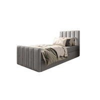 BOXBETT Adelle V Grau 100x200 cm - Grau, Textil (100/200cm) - B&B Home