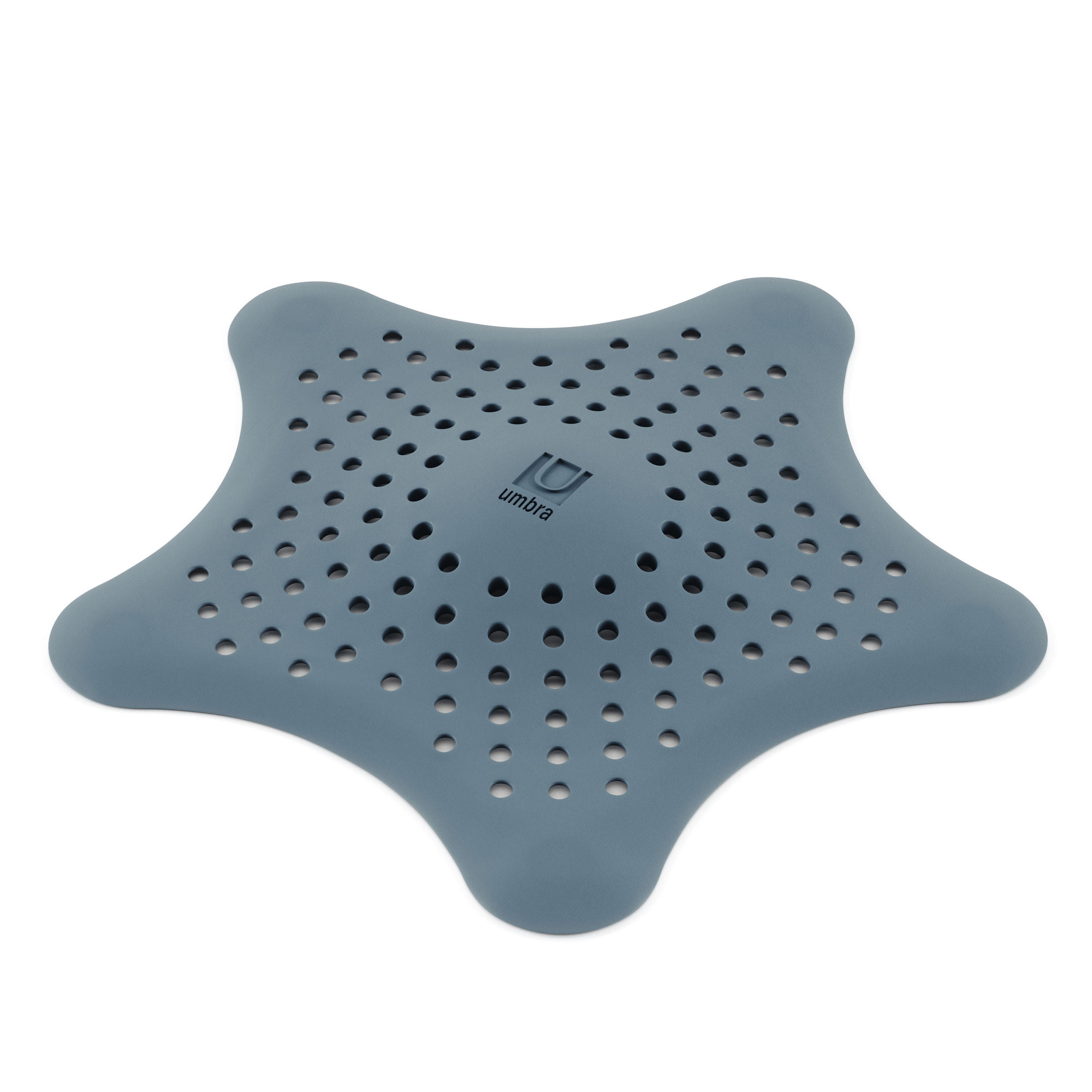 HAARSIEB Starfish mit Saugnäpfen, Schieferblau - Blau, Kunststoff (15/1/15cm) - Umbra