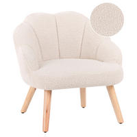 KINDERSESSEL Beige Miland - Beige/Braun, Textil (50/55/53cm) - Beliani