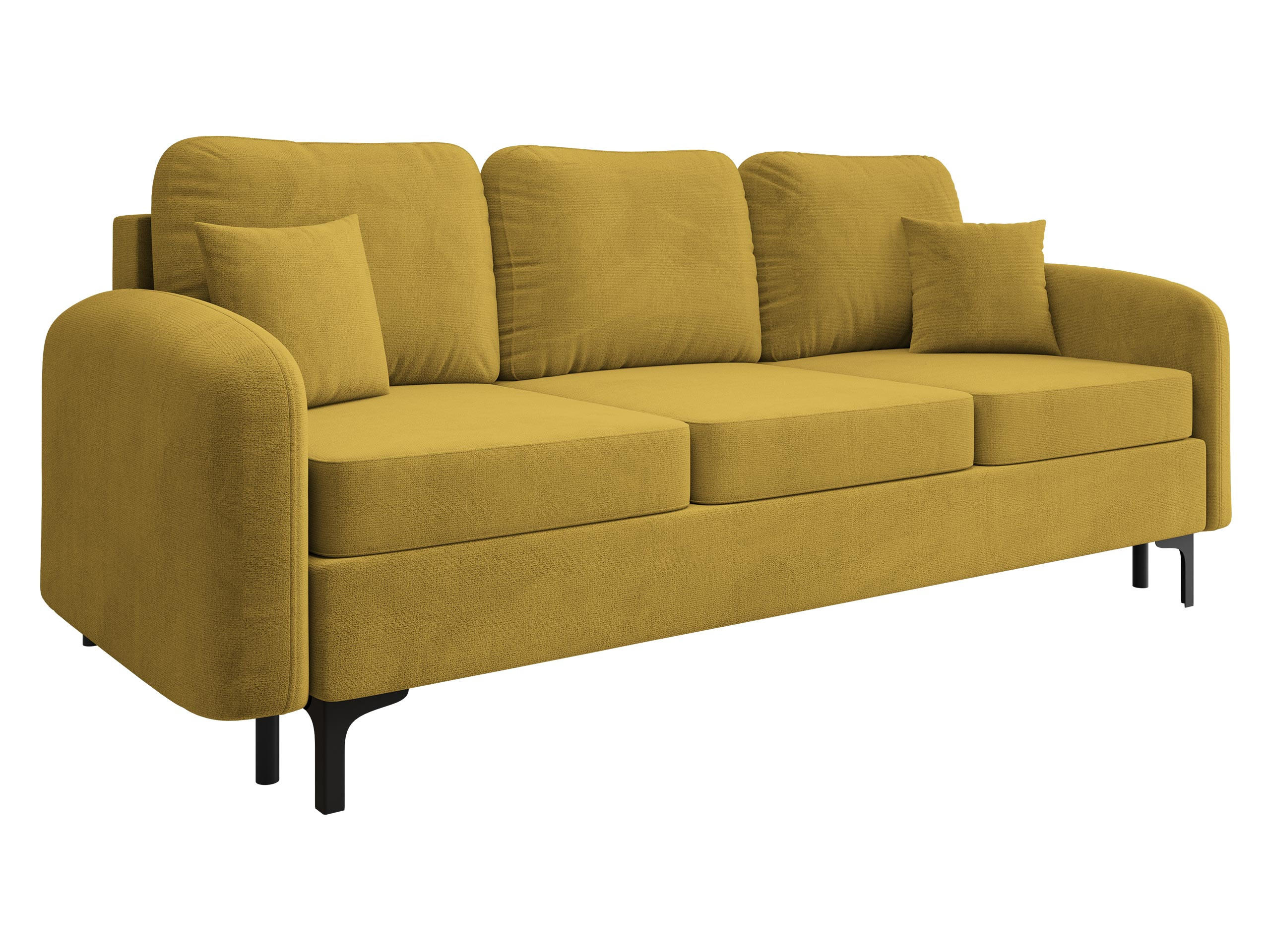 SCHLAFSOFA Venice - Schwarz/Braun, Holz/Textil (225/96/94cm) - MIRJAN24