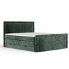 BOXSPRINGBETT Lavenda Grün 160/200 cm - Schwarz/Grün, Holz/Holzwerkstoff (160/200cm) - Maison de Reve