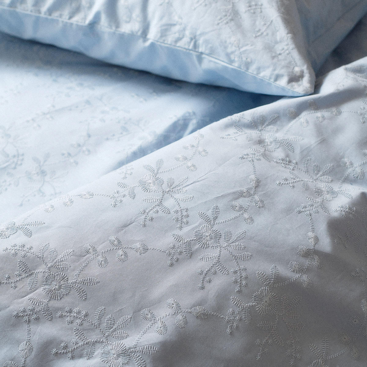 BETTWÄSCHE Lilith blau 220/200 cm - Blau, Textil (220/200cm) - Homla